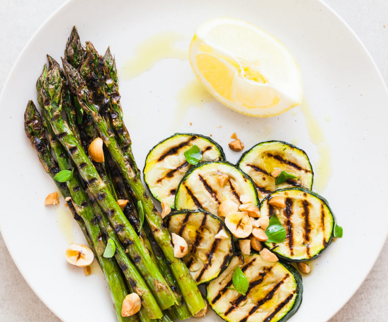 Grilled asparagus & courgette | Cloudburst Kitchen