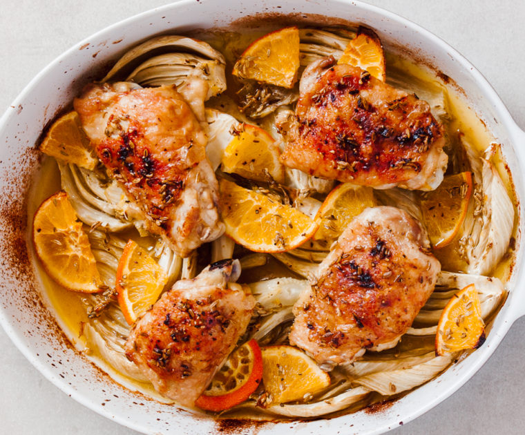Chicken with orange and fennel | Cloudburst Kitchen