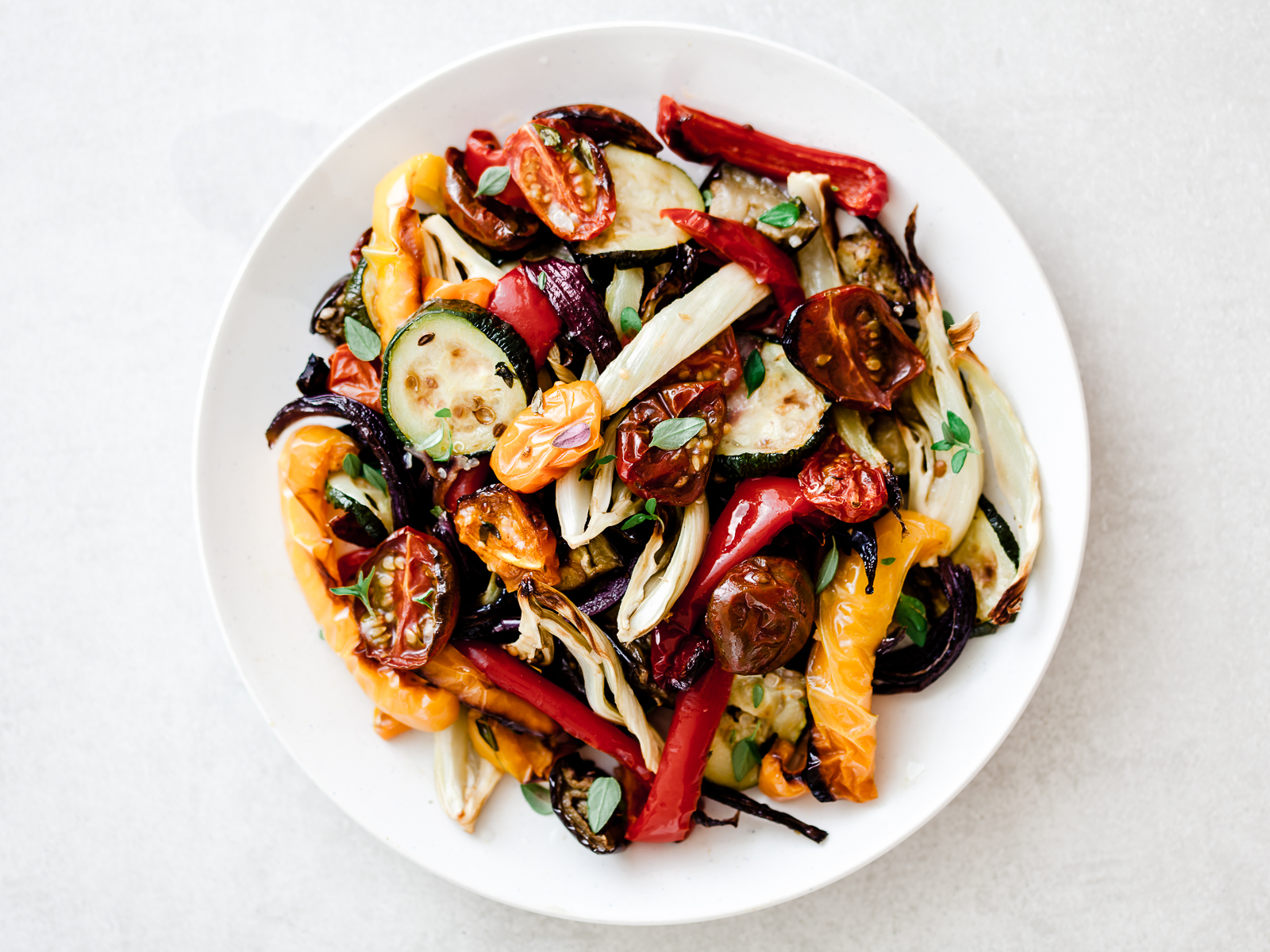 mediterranean roasted vegetables with quinoa recipe