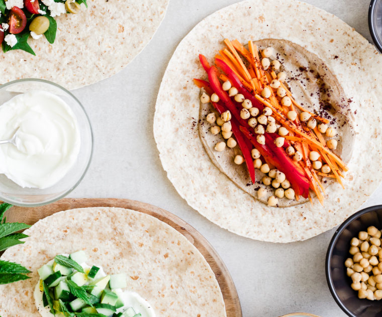 wraps - three ways