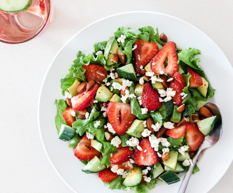 strawberry and avocado salad