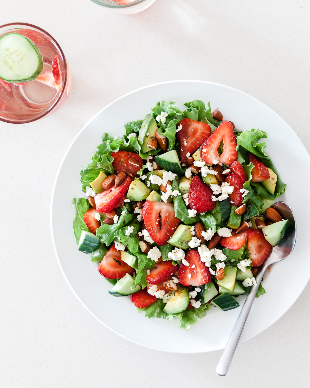 strawberry and avocado salad