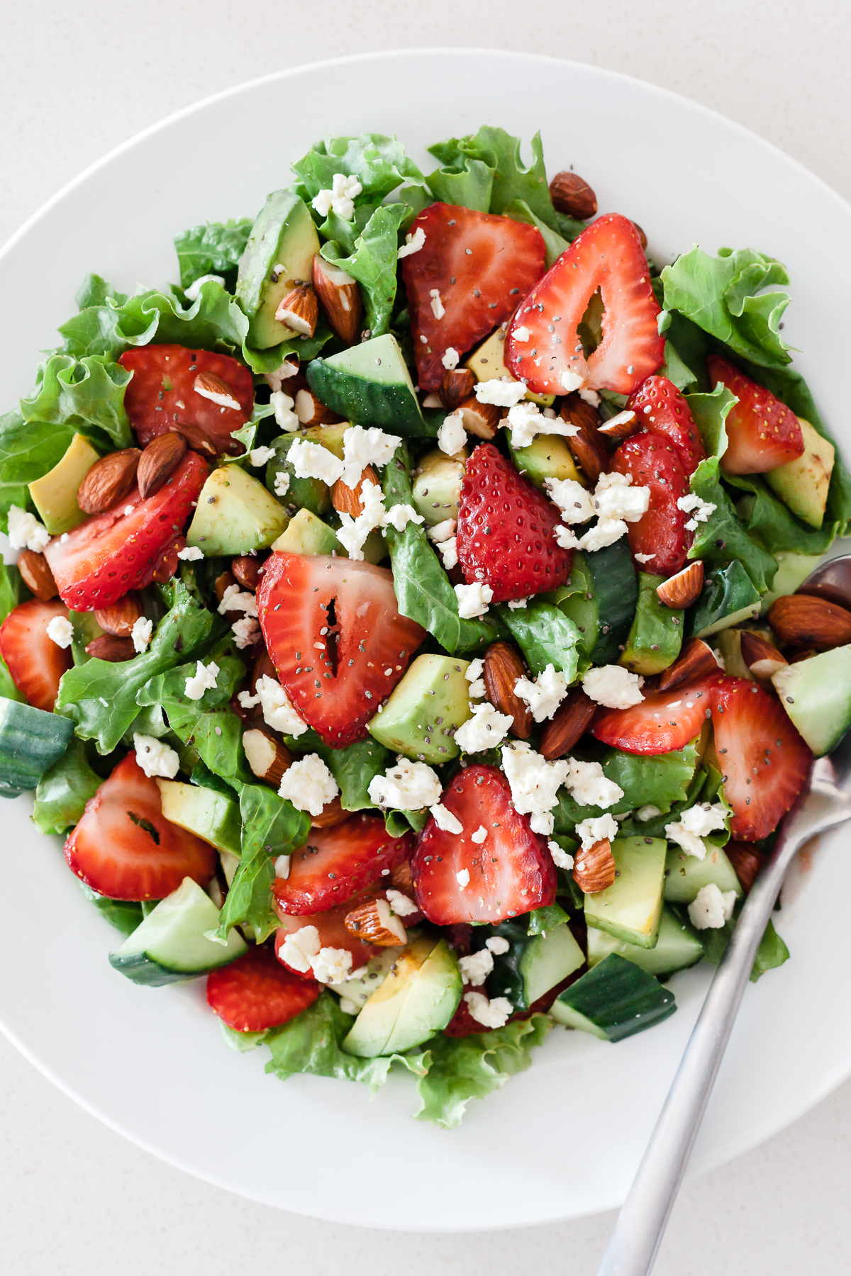 strawberry and avocado salad