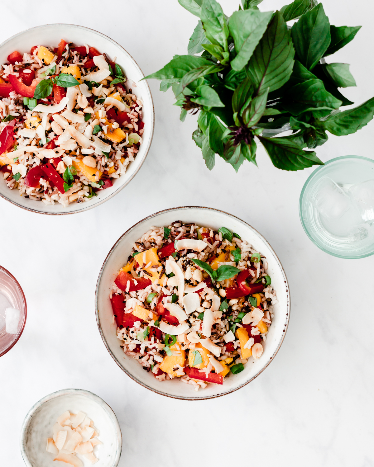 mango & coconut rice